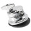 2pcs Durable Alloy Tom Drum Leg Bases, Stable Support Replacement Drum Hardware Parts Set 1