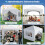 Tenda pop-up de 3x3 m com 4 paredes removíveis 3