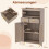Armoire polyvalente avec étagère réglable et tiroirs 2