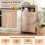 Armoire polyvalente avec étagère réglable et tiroirs 3