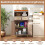 Armoire polyvalente avec étagère réglable et tiroirs 4