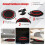 Fitness Trampoline with Adjustable Handle & Resistance Bands 2