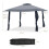4x4m Event Canopy Tent, Double Roof, Adjustable Heights 2