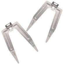 2pcs Rotisserie Turkey Forks Stainless Steel Dual Set for BBQ Grill Air Fryer Oven Roasting
