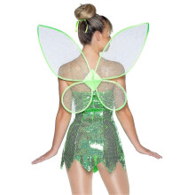 (l, pale green) Women's Pretty Pixie Fairy Costume