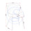 Seconique Marlow & Quebec Dining Set X4 Chairs White Marble 12