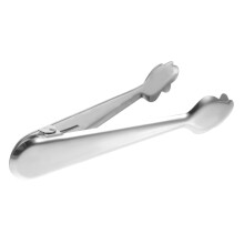 Stainless Steel Food Tongs with Spring Grip Control for BBQ Cooking, Steak, Fish, and Dessert Serving