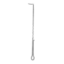 BBQ Meat Flipper Hook Stainless Steel BBQ Turner with Ergonomic Grip, HeatSafe Long Reach and Easy Clean