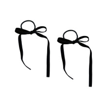 Elegant Bowknot Barrette Hairpin Barrette-Black rubber band