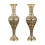 Metal Antique Tall Vases with Embossed Pattern for Floral-B 2