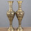 Metal Antique Tall Vases with Embossed Pattern for Floral-B 7