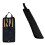 Black Drum Stick Bag with Hooks, Thickened Protective Drumstick Holder Case for Drum Mallets 1