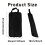 Black Drum Stick Bag with Hooks, Thickened Protective Drumstick Holder Case for Drum Mallets 2