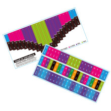 Kalimba Stickers 2pcs Set for Beginners and Advanced Players, Accurate Note Labeling, Easy Peel