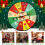 Festival Decors Turn Plate for Christmas Gift Sharing 3