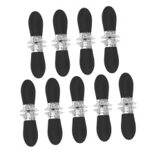9 Pairs Ergonomic Non Slip Corn Holders and BBQ Forks Set for Easy Corn Eating Grill and Camping