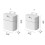 (L) Friendly Small Indoor Composts Bin With Odor Control Hanging Trash Can For Kitchen Countertop 3