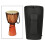 10 Inch Padded Djembe Bag Backpack with Adjustable Shoulder Straps, Dustproof Drum Case 2