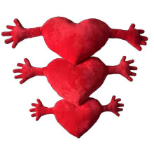 (100cm) Plush Heart Shaped Pillow Love Hug Pillow Cushion-GOOD