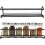 2 Pack Wall Mounted Spice Rack Kitchen Organizer Pantry Storage Shelf 4
