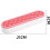 2PCS Makeup Brush Holder Organizer Silicone Desk Storage Box Pink 5
