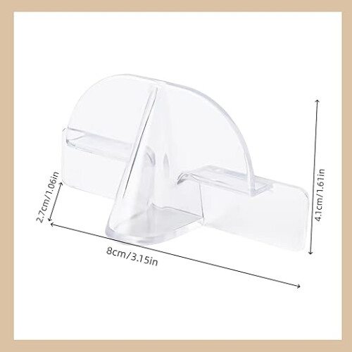 8PCS Wall Mount Eyeglass Holder Sunglasses Organizer Adhesive 1