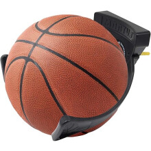 Wandmontierter Ballhalter, Sportball-Präsentationsständer, selbstklebend, schwarz