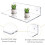4er-Pack transparente Acryl-Wandregale (5 mm) 3