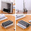 Supporto verticale in alluminio argento per laptop, tablet e smartphone 3