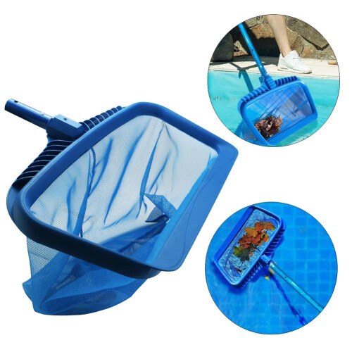 Pool Leaf Skimmer with Fine Mesh Net for Quick Surface Cleaning, Lightweight Durable Frame for Pool Pond Spa