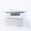 Supporto verticale in alluminio argento per laptop, tablet e smartphone 5