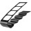 2PCS Remote Control Holder Wall Organizer Reusable Black 1