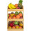 3 Tier Bamboo Fruit Basket Storage Rack for Kitchen Bread Snacks 6