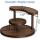 Bamboo Display Organizer Stand for Perfume, Cosmetics, Plants Storage 4