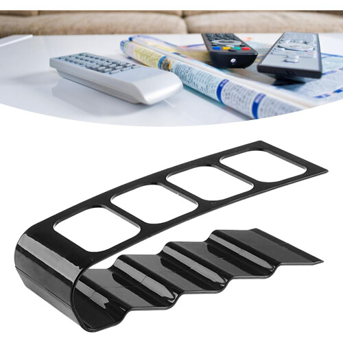 2PCS Remote Control Holder Wall Organizer Reusable Black 1