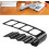 2PCS Remote Control Holder Wall Organizer Reusable Black 3