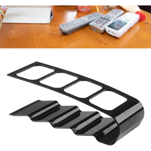 2PCS Remote Control Holder Wall Organizer Reusable Black 2
