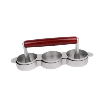 Burger Press Patty Maker with Nonstick MultiCompartment Mold for Uniform Homemade Burgers
