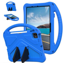 (Sky blue) Kids Case for Air 11 2024 Shockproof Case Lightweight Hard Cover with Convenient Handle Stand Replacement Part Sky blue