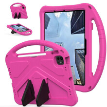 (Rose Red) Kids Case for Air 11 2024 Shockproof Case Lightweight Hard Cover with Convenient Handle Stand Replacement Part Sky blue