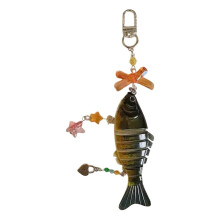 (Style 7) Unique Fish Pendant Statement Pendant Bag Pendant Key Ornament Plastic Texture Great for Dating and Social Event
