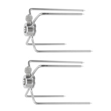 Stainless Steel Carving Fork for Meat with Ergonomic Grip, Heat‑Resistant Grilling Fork for Roasting
