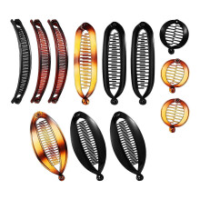 (6) 12Pcs Contemporary Banana Hair Clip Ponytail Holder Hair Decoration For Thick And Fine Hair Adding Fashion to Any Look 8