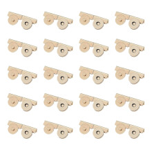 (gold) 20 Pairs Snap Buttons Magnetic Buckle Clasps Magnetic Purse Clasps Magnetic Snaps for Bags Clothing and DIY Crafts silver