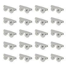 (silver) 20 Pairs Snap Buttons Magnetic Buckle Clasps Magnetic Purse Clasps Magnetic Snaps for Bags Clothing and DIY Crafts silver