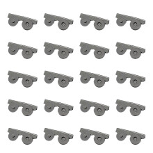(Gun black) 20 Pairs Snap Buttons Magnetic Buckle Clasps Magnetic Purse Clasps Magnetic Snaps for Bags Clothing and DIY Crafts  silver