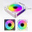 (White) Infinitys Mirror ARGB 120mm Fan, Silents Operation with High Density Bearings for Computer Chassis Cooling  White 3