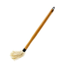 BBQ Basting Brush with Wooden Handle for Even Sauce Coating, Grill Oil Brush for Meat and Cooking
