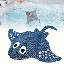 Reusable Hot Tub Scum Absorber for Spa and Pool, OilAbsorbing Floating Cleaner, Large Blue Size
