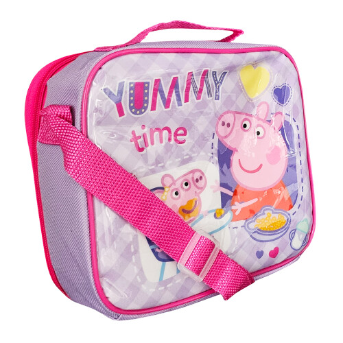 Peppa Pig Peppa Pig & Evie Pig 3 Piece Lunch Bag Set 1